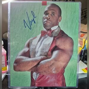 Virgil WWE 8X10 Hand Signed Autographed Photo LEAF Authenticated Ted Dibiase